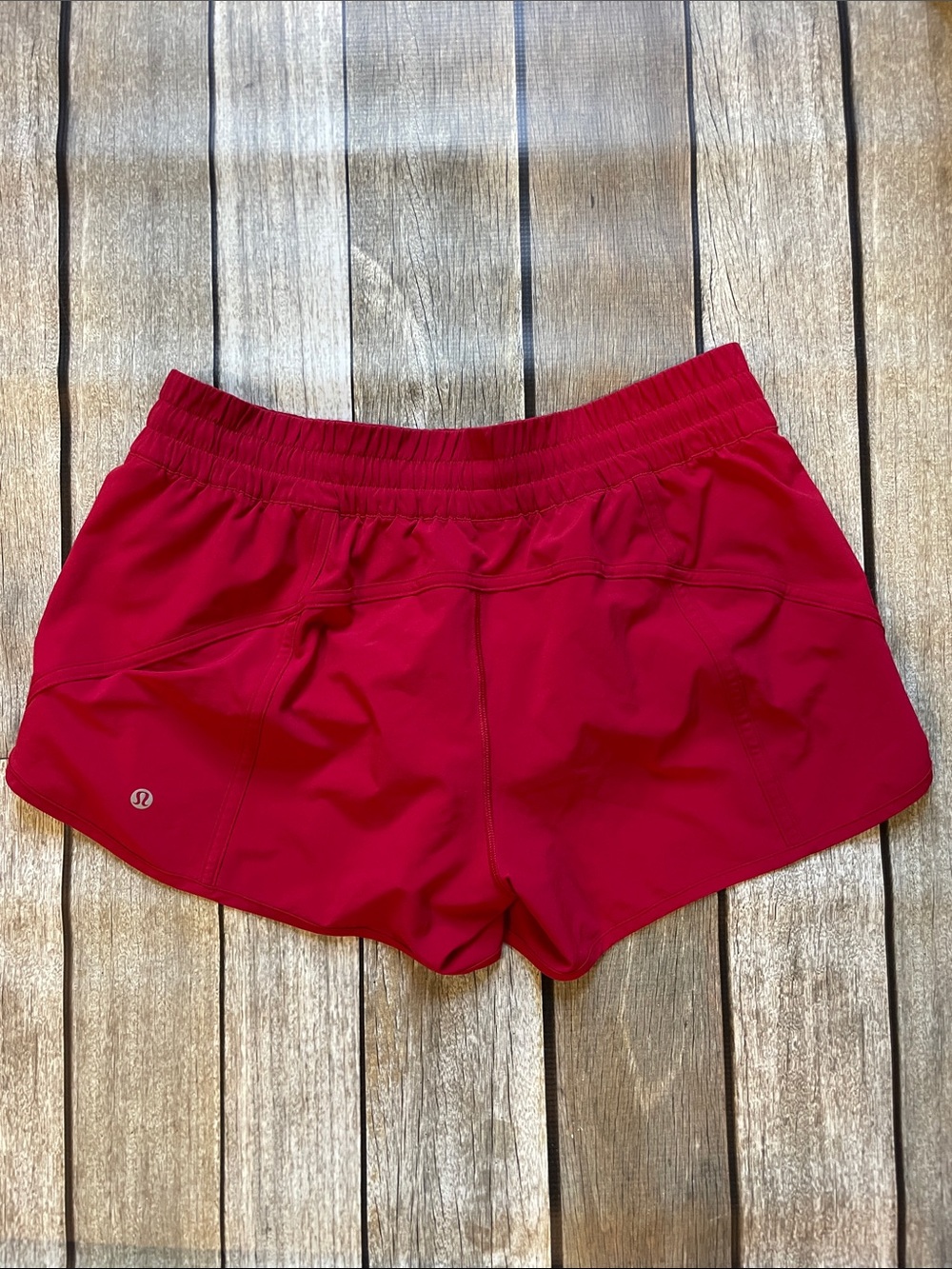 lululemon athletica Red Track That Mid Rise Short - Picture 3 of 3